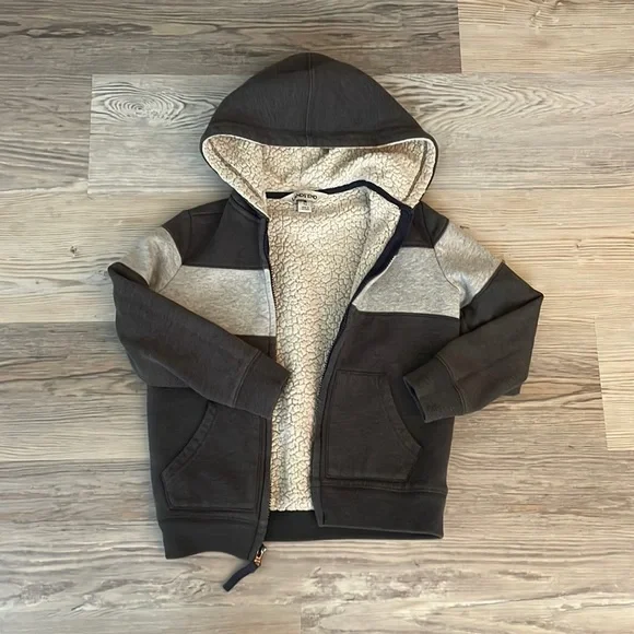 Land s end kids Sherpa lined hoodie